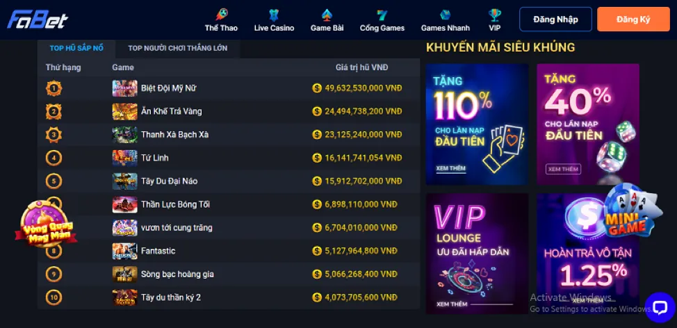 Chương trình VIP F888